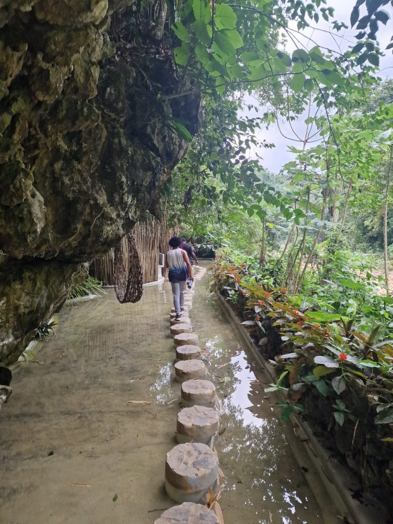 adventure park jungle path stone wall ecotour samana