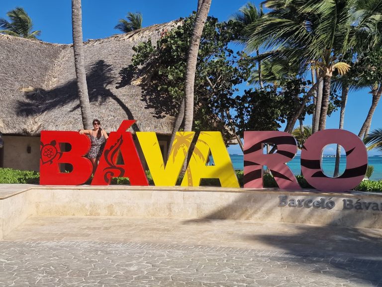 bavaro sign portrait barcelo bavaro punta cana