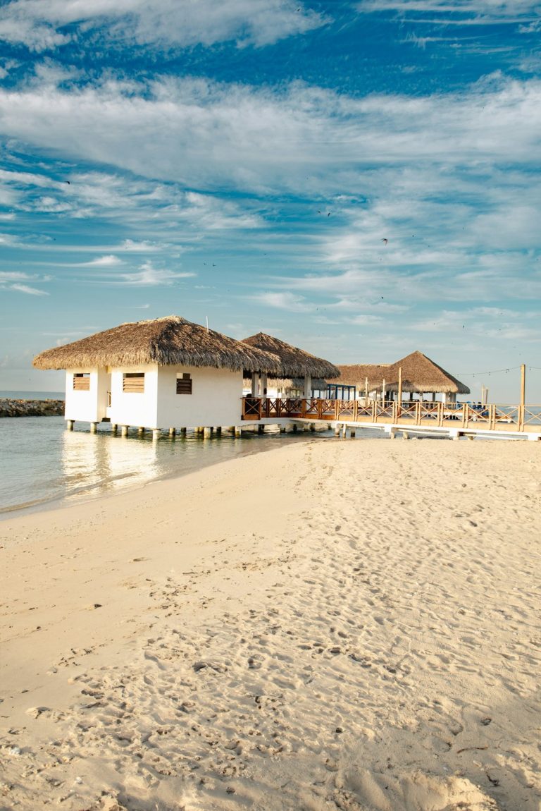 beach thatched palapa waterfront juan dolio