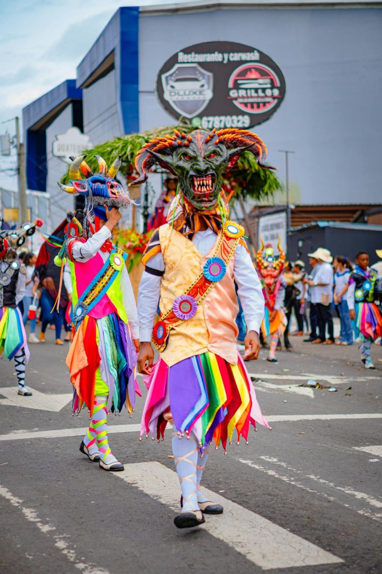 carnival parade masked dancers costumes la vega