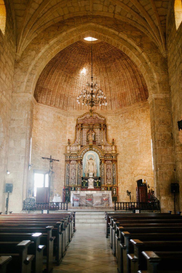 cathedral interior domed ceiling altos de chavon