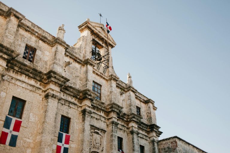 colonial building dominican flag altos de chavon