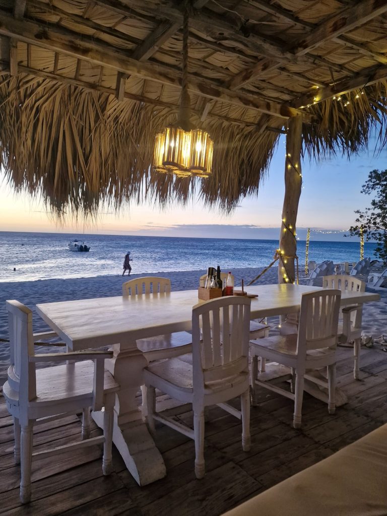 ecocamp dusk twilight beach bahia de aguillas southwest
