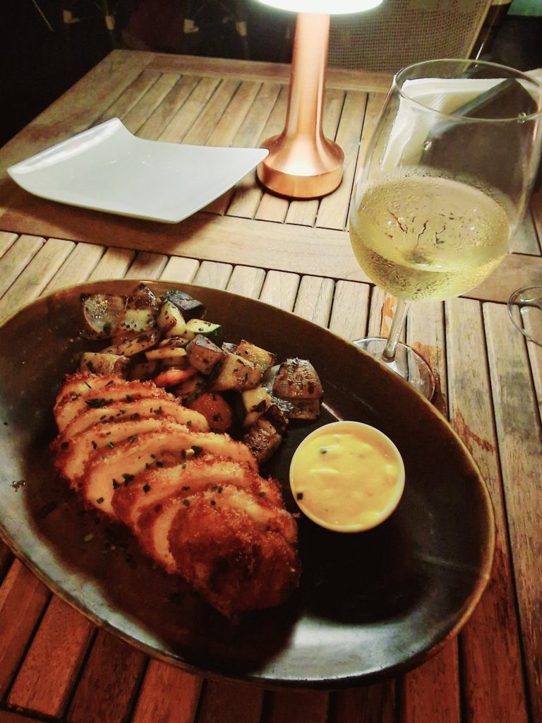 grilled pork platter upscale restaurant zona colonial santo domingo