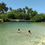 La Entrada beach, kids swimming