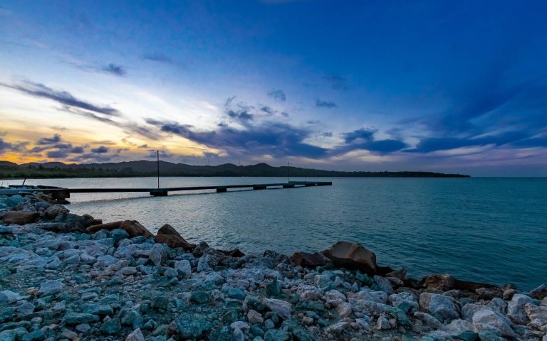 pier rocky seashore la romana