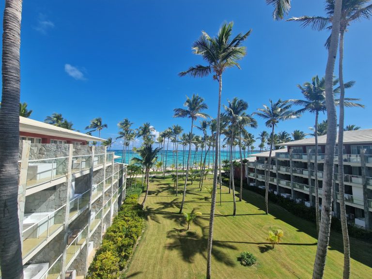 resort hotel ocean view balcony palms barcelo bavaro punta cana