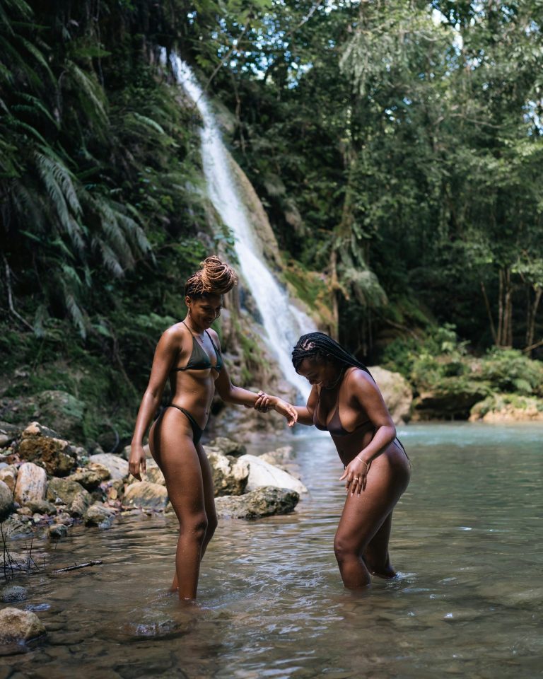 river swimming tropical bonao