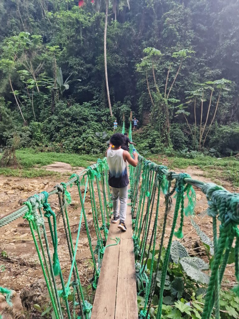 rope bridge jungle adventure ecotour samana